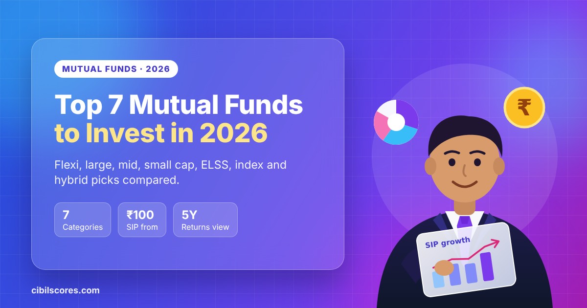 2026 के टॉप 7 म्यूचुअल फंड: रिटर्न की तुलना